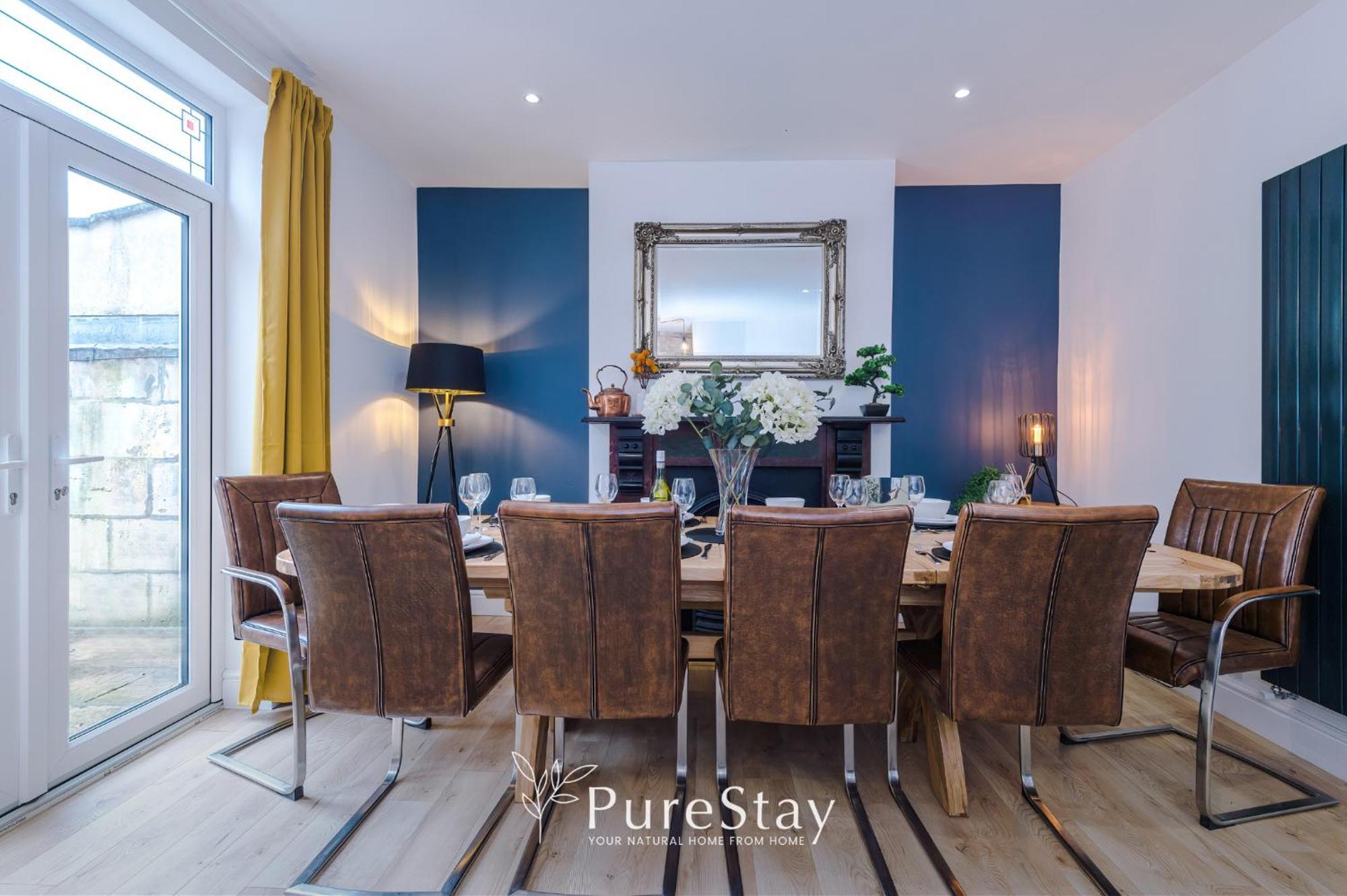 Incredible - Five Bedroom - 7 Actual Beds - 6 Bathroom House By Purestay - Central Bath With Parking מראה חיצוני תמונה